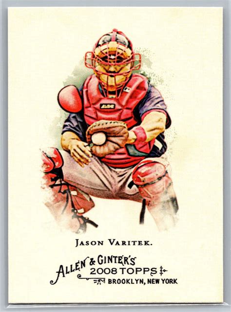 2008 Topps Allen Ginter Baseball 134 Jason Varitek Boston Red Sox EBay