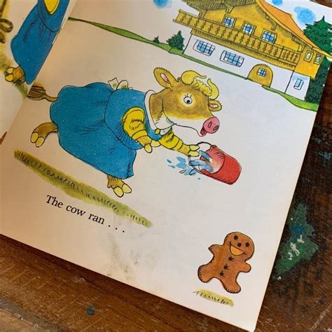 The Gingerbread Man Richard Scarry 1975 A First Little Etsy