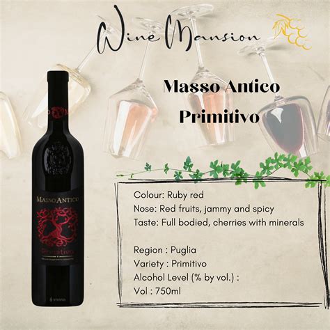 Masso Antico Primitivo Wine Mansion