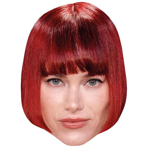 Julia Hobbs Fringe Maske Aus Karton Celebrity Cutouts