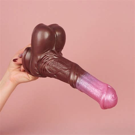 10 Premium Fantasy Silicone Dildo XXL Knotted Dragon Dildos Adult Sex