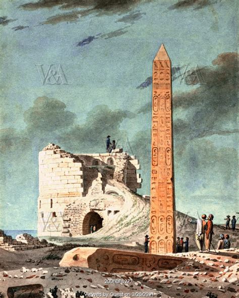 Cleopatras Needle In Egypt By Baron Dominique Vivant Denon France