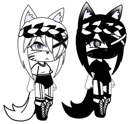 Gacha Life Wolf Girl Badasss