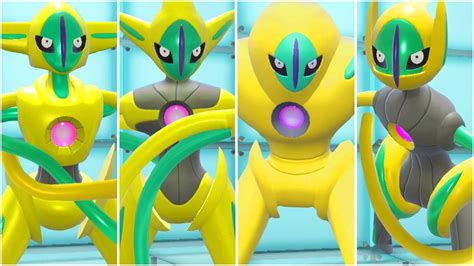 Full Deoxys Forms Team Shiny Deoxys Attack Normal Speed Defense