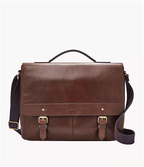 Fossil Satchel Bag Leather Br