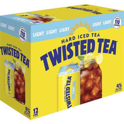 Twisted Hard Iced Tea Light Pkc Oz Malt Beverages Bevmo