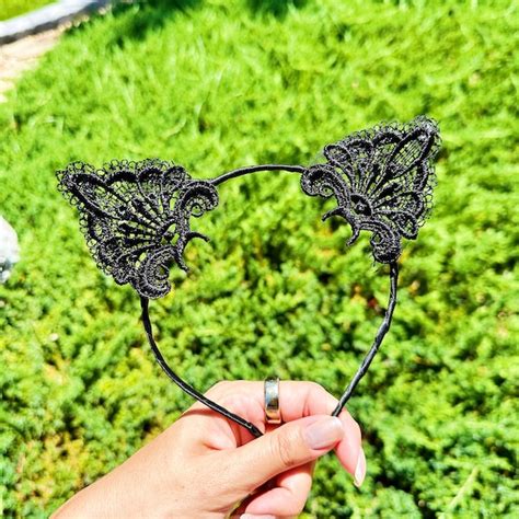 Lace Cat Ears Etsy Canada