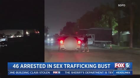 46 Arrested In Sex Trafficking Bust