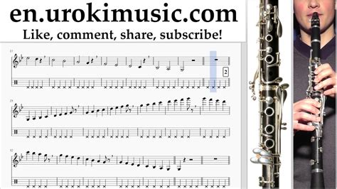 Clarinet Lessons Frozen Let It Go Sheet Music Tutorial Part 1 Um 352 Youtube