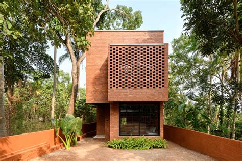 Narrow Brick House By Srijit Srinivas Architects