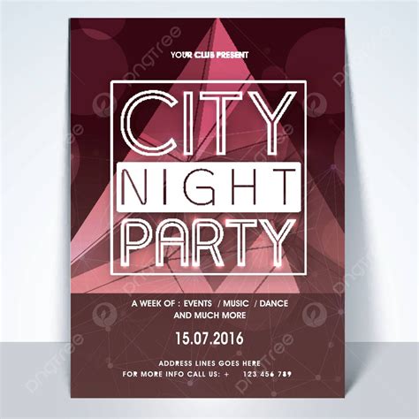 City Flyer Design Png Vector Psd And Clipart With Transparent