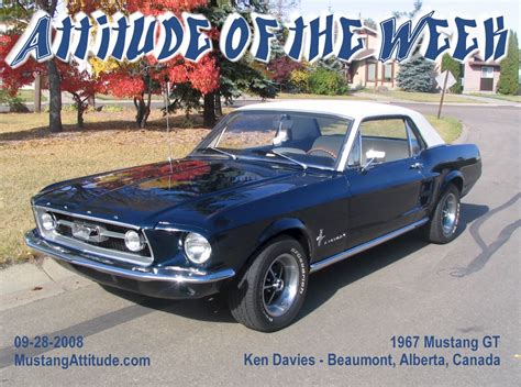Nightmist Blue 1967 Ford Mustang Gt Hardtop