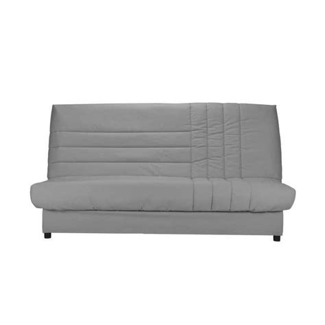 Comfort Bultex Banquette Clic Clac Places Tissu Gris Made In