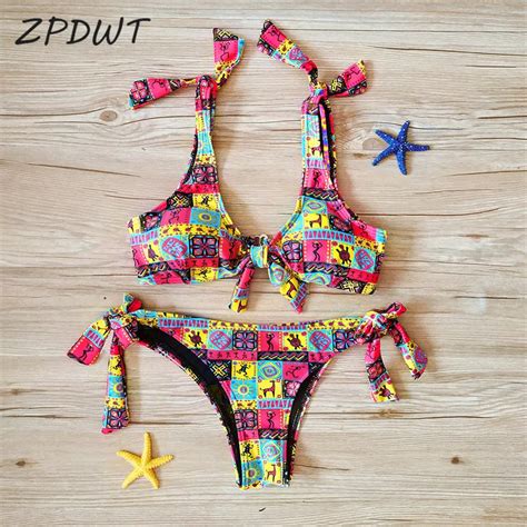 Zpdwt Sexy Brazilian Bikini Set Women 2018 New Swim Bathing Suit