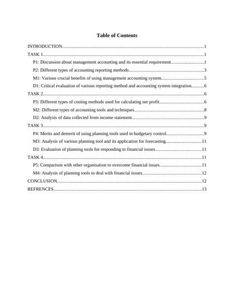 Introduction To Management Accounting Introduction Task P