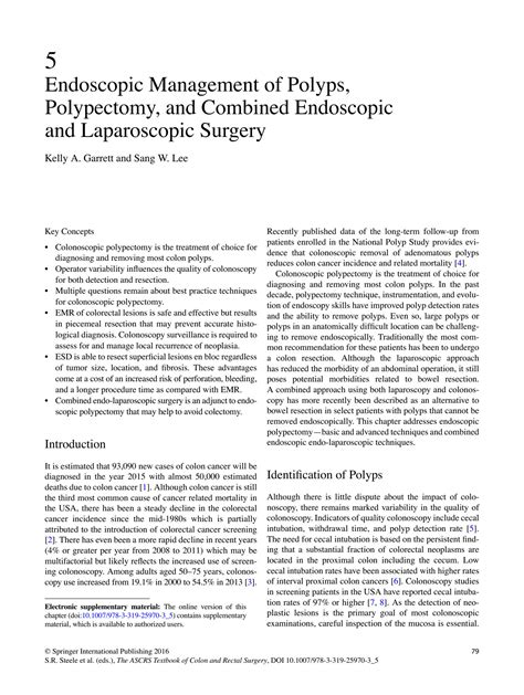 Solution Endoscopic Management Of Polyps Polypectomy And Combined