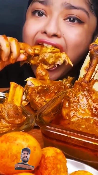 Asmr Eating Spicy Whole Chicken Curry Chicken Curry Rice Fry Egg Roast Big Bites Asmr Eating