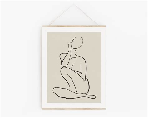 Henri Matisse Print Printable Wall Art Nude Female Print Etsy