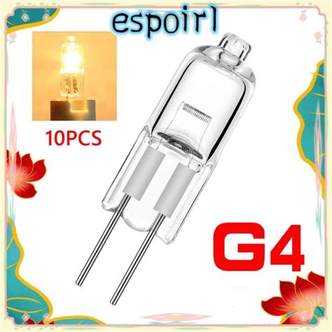 Espo หลอดไฟฮาโลเจน 10w 20w 12v Led G4 10 ชิ้น Shopee Thailand