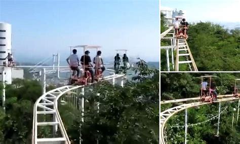 The world's slowest (and scariest?) roller coaster | Scary roller ...