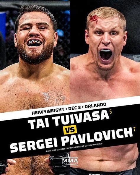 Tai Tuivasa next fight: What is Sergei Pavlovich's professional MMA record?