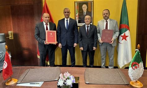 Algérie Tunisie Signature d un accord cadre entre les agences du