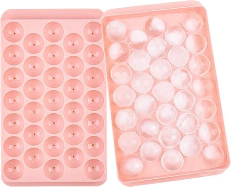 Amazon.com: Round Ice Cube Tray - Mini Circle Ice Cube Tray Making 33PCS Sphere Ice Round Ice ...