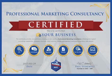 Certified Management Consultant Certification Prntbl