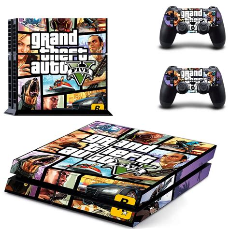 Grand Theft Auto V Gta Ps Skin Sticker Decal For Sony Playstation