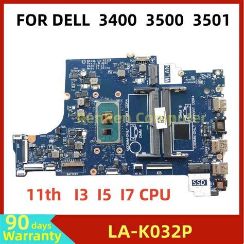 Placa Base De Ordenador Port Til Con I G La K P Cpu Para Dell