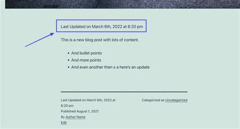 How To Show Last Updated Date On Wordpress Posts And Pages Kerbco Web