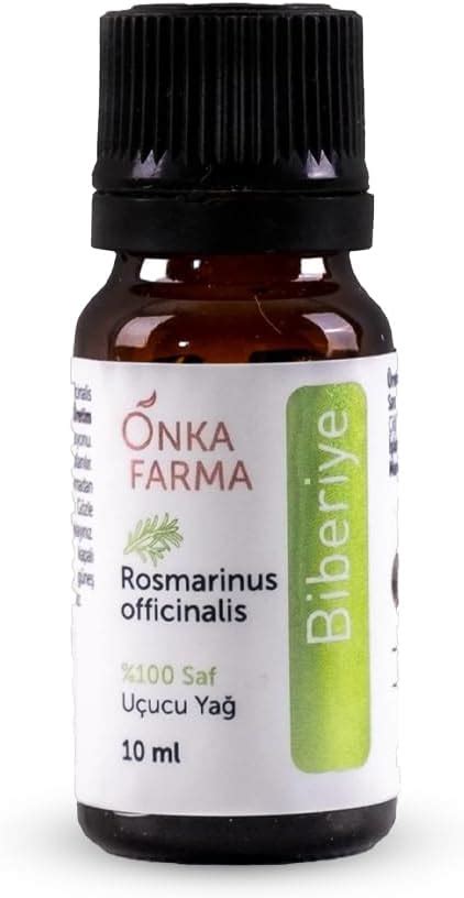 Onka Farma 100 Saf Biberiye Yağı Uçucu Esansiyel Yağ 10 ML OnuAl