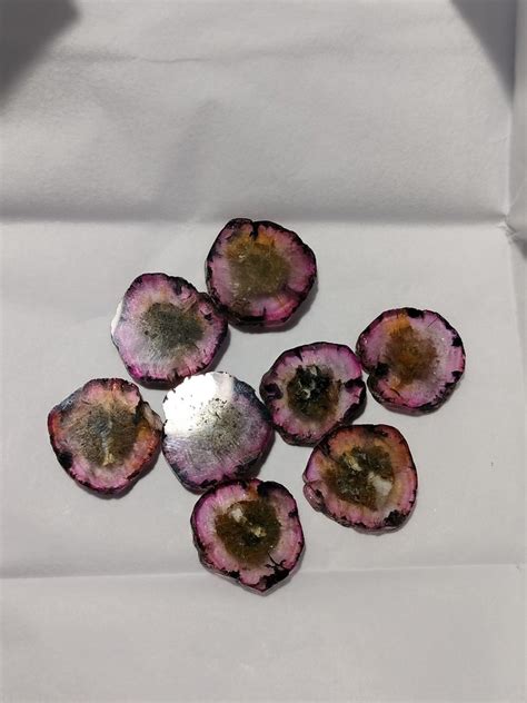 Mix Color Round Natural Watermelon Tourmaline Gemstone For Making