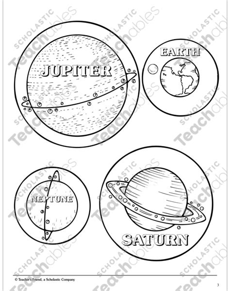 Solar System Mobile Printable