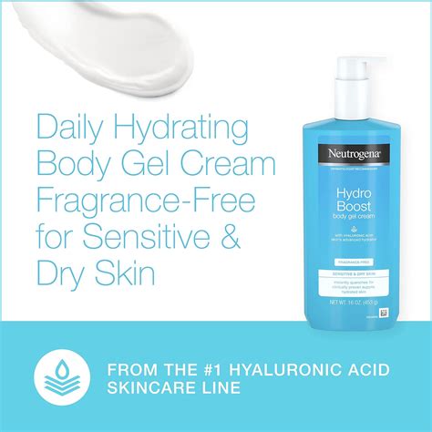 Buy Neutrogena Hydro Boost Fragrance Free Hydrating Body Gel Cream With