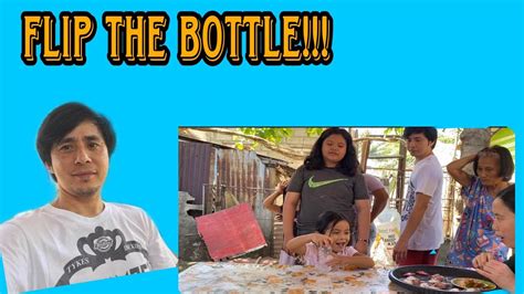 FLIP THE BOTTLE CHALLENGE SOBRANG NAKAKA ENJOY Kuyarockysvlog YouTube