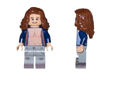 Naked Minifigures With Breasts Custom Design Printed On Lego Etsy Uk