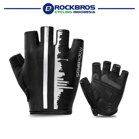 Jual ROCKBROS S252 Sarung Tangan Sepeda Bike Glove Half Finger Gloves