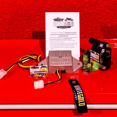 Kit Encendido Universal Competicion Platinos Bobina V White