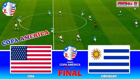 Usa Vs Uruguay Copa America 2024 Final Full Match All Goals Efootball Pes Gameplay Pc