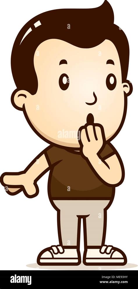 A cartoon illustration of a boy looking surprised Stock Vector Image & Art - Alamy