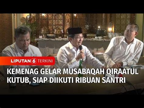 Kemenag Gelar Musabaqah Qiraatul Kutub Siap Diikuti Ribuan Santri Se