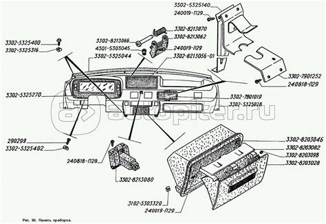 Панель приборов ГАЗ-2217 (Соболь) — купить, цены в интернет-магазине ...