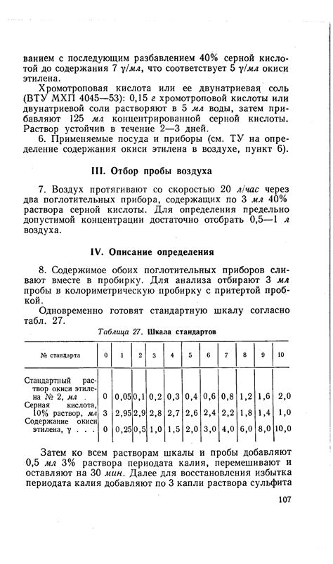 Шкала стандартов