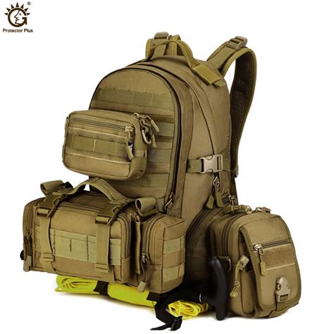 Mochila impermeable de nailon Molle para hombre morral táctico militar