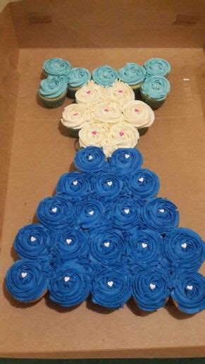 Pinterest Inspired Cupcake Pull Apart Princess Dress Cake