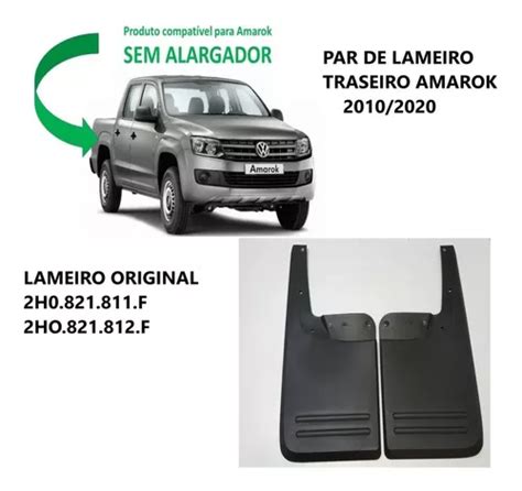 Jogo Para Barro Lameiro Amarok Traseiro S Alargador Original