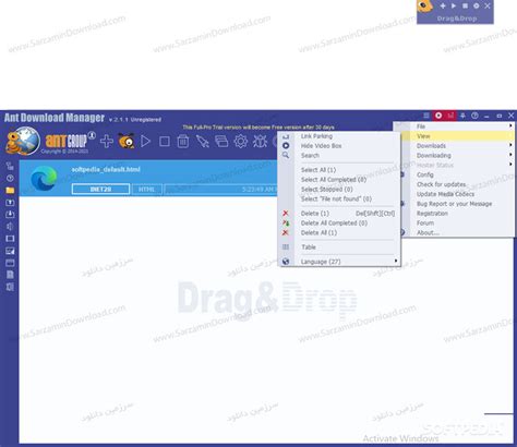 نرم افزار مدیریت دانلود آنت برای ویندوز Ant Download Manager Pro 2 13 0 87960 Windows