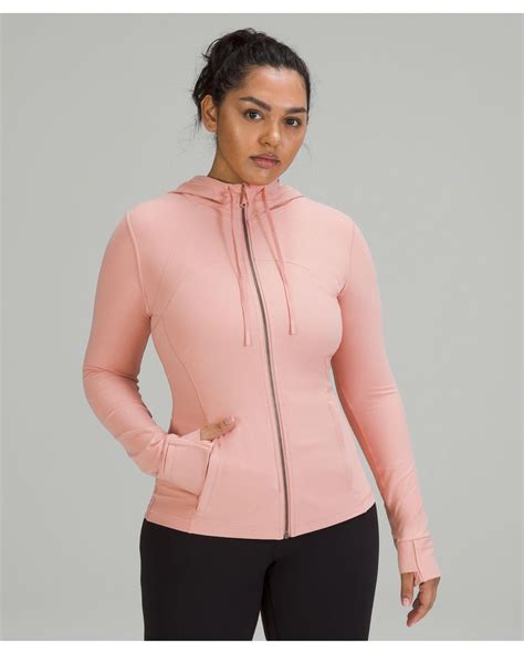 Lululemon Athletica Hooded Define Jacket Nulu In Pink Lyst