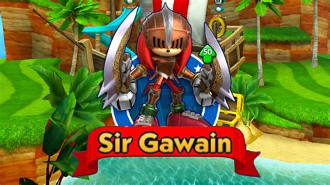 Sonic Dash Sir Gawain Unlocked And Fully Upgraded Update All